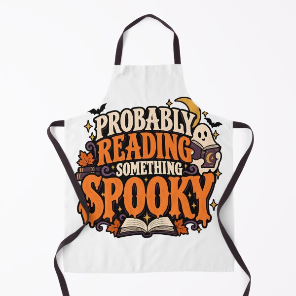 Item preview, Probably Reading Something Spooky Ghost designed and sold by Thai Vibe Studio.