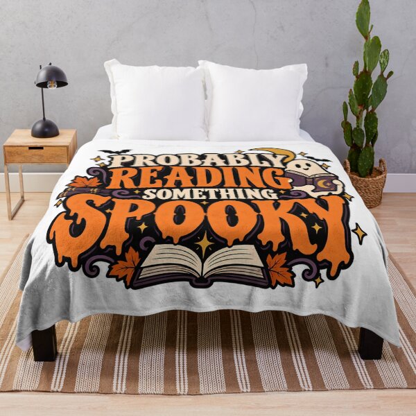 Item preview, Probably Reading Something Spooky Ghost designed and sold by Thai Vibe Studio.