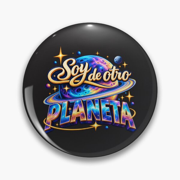 Item preview, Soy de Otro Planeta – Colorful Cosmic Spanish Typography designed and sold by MetaModel Editions.
