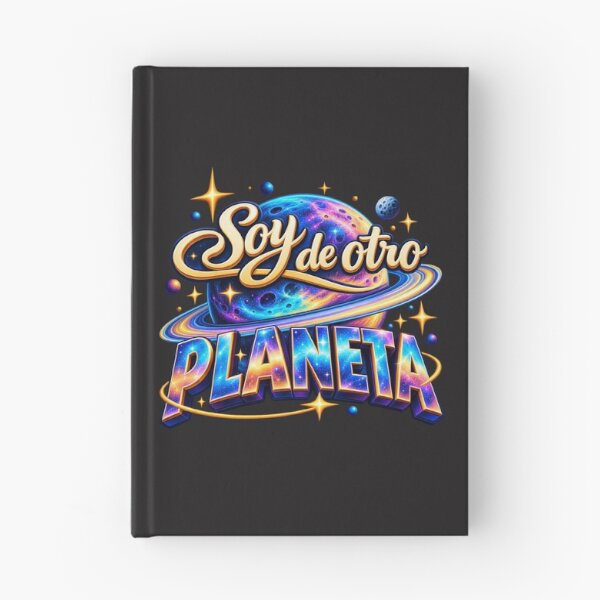 Item preview, Soy de Otro Planeta – Colorful Cosmic Spanish Typography designed and sold by MetaModel Editions.