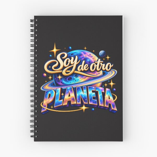 Item preview, Soy de Otro Planeta – Tipografía cósmica colorida en español designed and sold by MetaModel Editions.