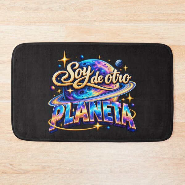 Item preview, Soy de Otro Planeta – Colorful Cosmic Spanish Typography designed and sold by MetaModel Editions.