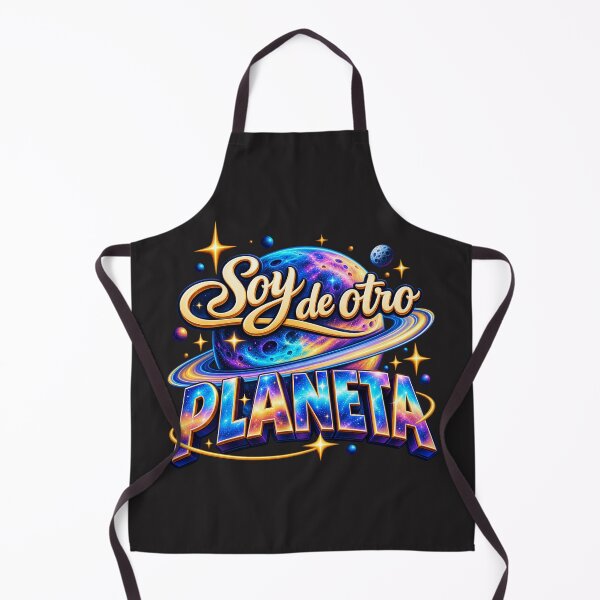 Item preview, Soy de Otro Planeta – Colorful Cosmic Spanish Typography designed and sold by MetaModel Editions.