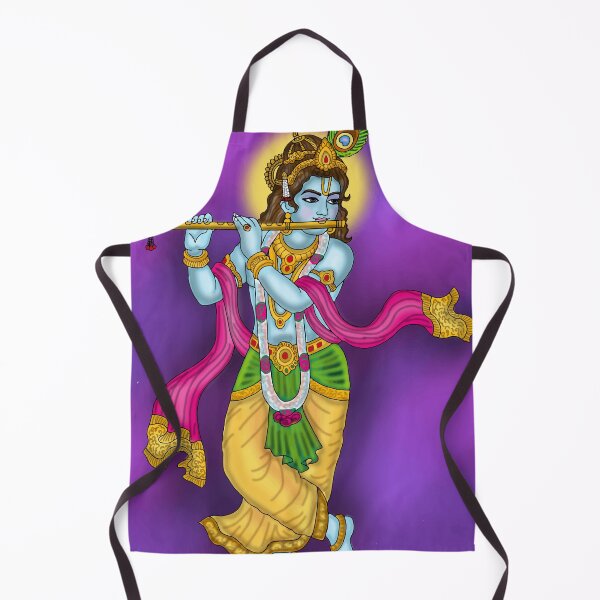 Item preview, Lord Krishna Digital Drawing | Hindu God Krishna Spiritual Artwork designed and sold by Harshit_Digital_Arts.