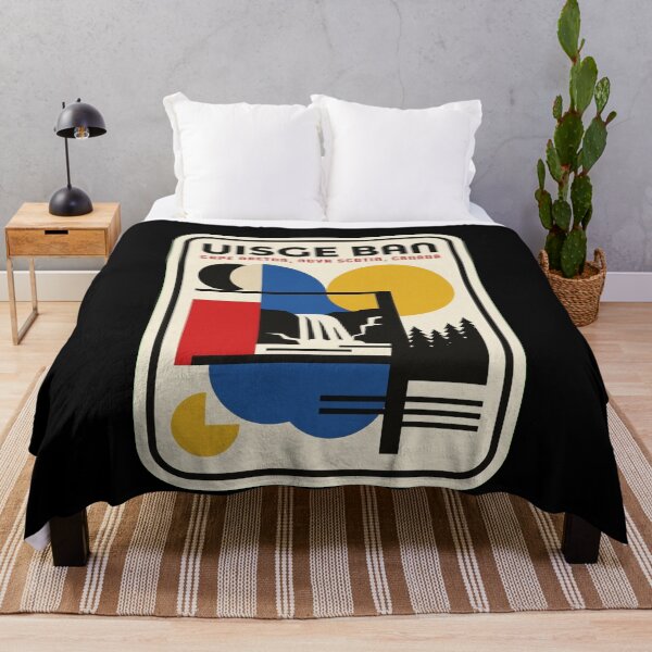 Item preview, Retro Uisge Ban Bauhaus Geometric Skyline designed and sold by k3rstman1.