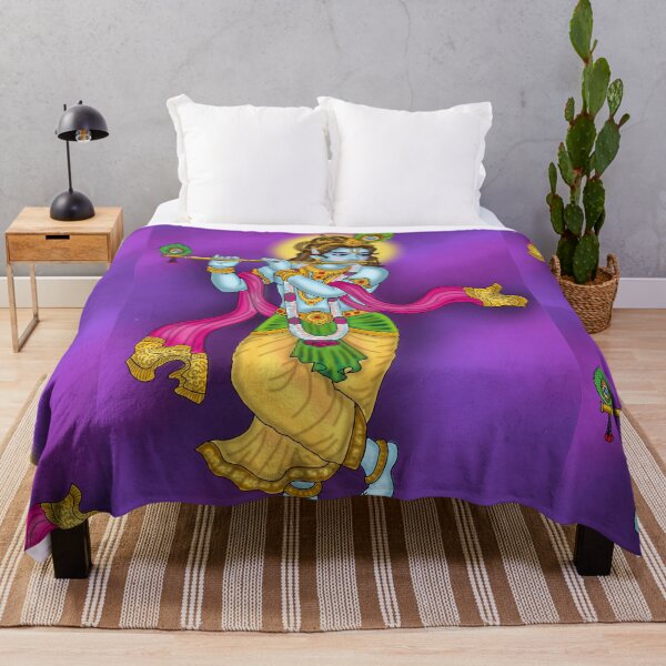 Item preview, Lord Krishna Digital Drawing | Hindu God Krishna Spiritual Artwork designed and sold by Harshit_Digital_Arts.
