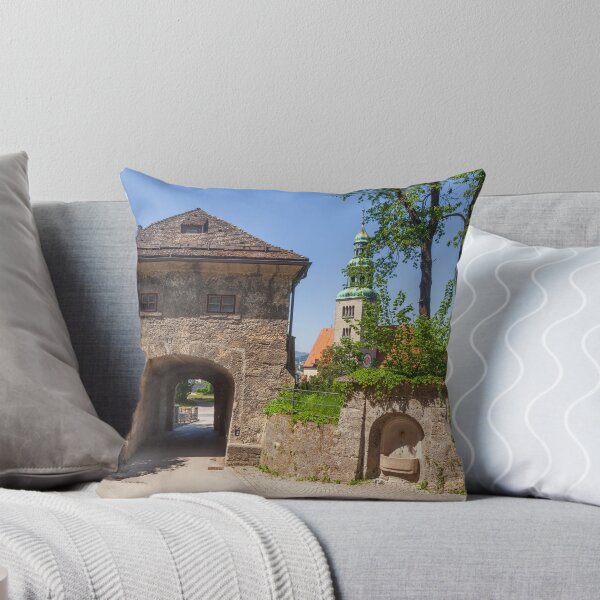 Item preview, Monikapforte city gate with Müllner parish church, city of Salzburg, Salzburg designed and sold by Torsten  Krüger.