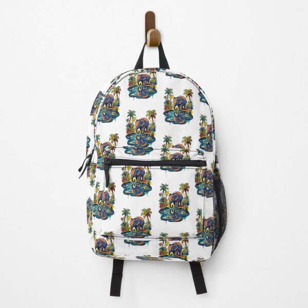 Item preview, Baby Elephant by the Pond Art designed and sold by Merch by Das Design Studio.