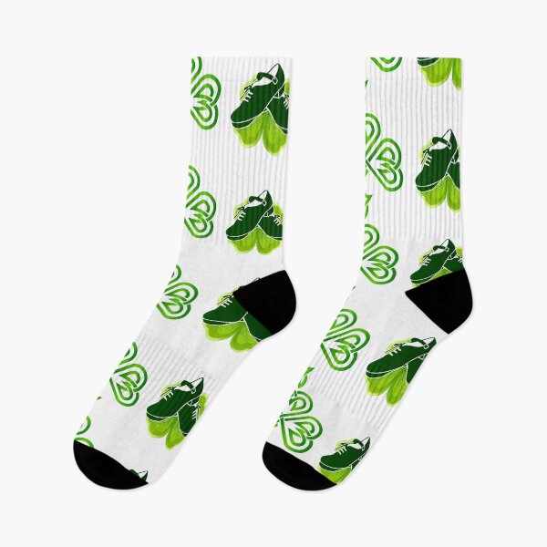 Item preview, Irish dancing shoes, clovers and green shamrock designed and sold by Art of Sun.