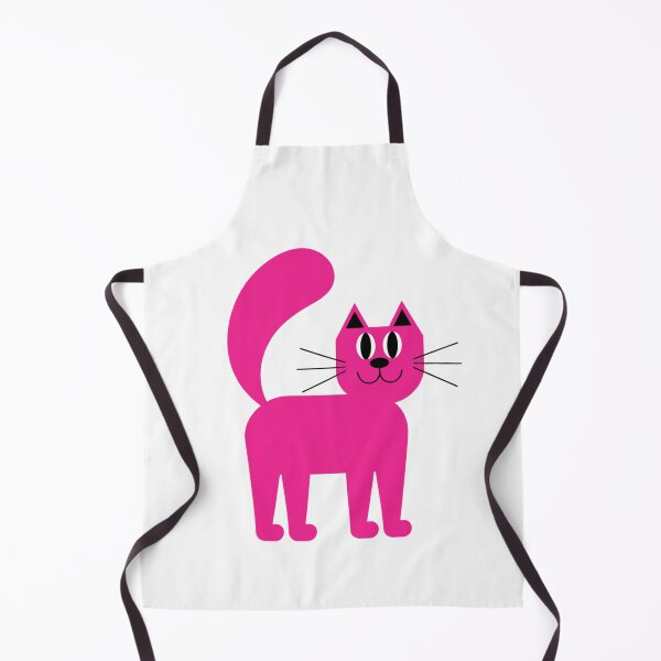 Item preview, Cute Pink Cat – Adorable Funny Feline Cartoon Design for Cat Lovers designed and sold by Ikochane.