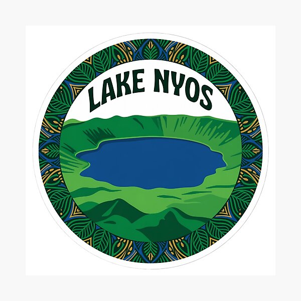 Item preview, Lake Nyos Cameroon Sticker designed and sold by Imaginarium of Chaos falcon88 .