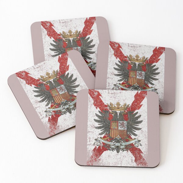 Item preview, Spanish Imperial Eagle & Burgundy Cross Flag designed and sold by Lidra Zehcnas.