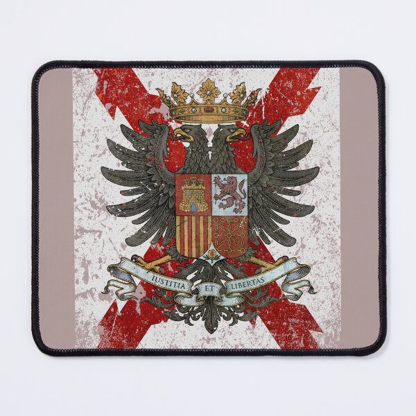 Item preview, Spanish Imperial Eagle & Burgundy Cross Flag designed and sold by Lidra Zehcnas.