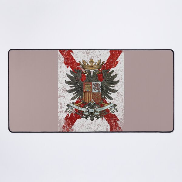 Item preview, Spanish Imperial Eagle & Burgundy Cross Flag designed and sold by Lidra Zehcnas.