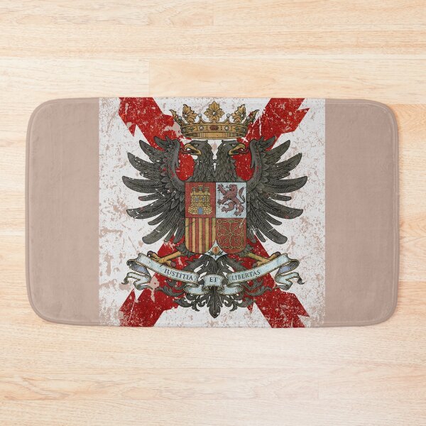 Item preview, Spanish Imperial Eagle & Burgundy Cross Flag designed and sold by Lidra Zehcnas.