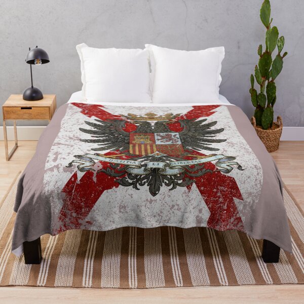 Item preview, Spanish Imperial Eagle & Burgundy Cross Flag designed and sold by Lidra Zehcnas.