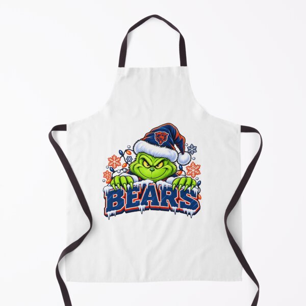 Item preview, Grinch Chicago Football Christmas Holiday Fan designed and sold by DorkStarMedia.