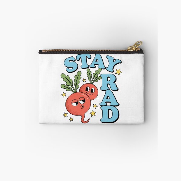 Item preview, Stay Rad Radish Pun Retro 1930s Rubber Hose Cartoon Gardening Veggie Humor Graphic    designed and sold by raedattia.