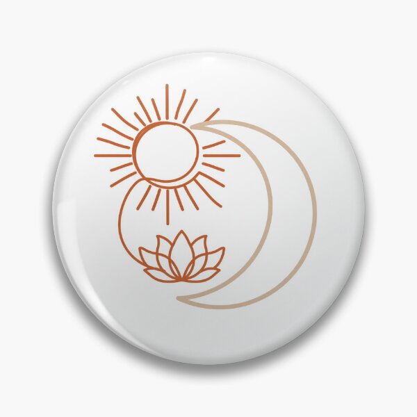 Item preview, Boho Sun Moon and Lotus - Minimalist Spiritual Aesthetic designed and sold by Mittu96.
