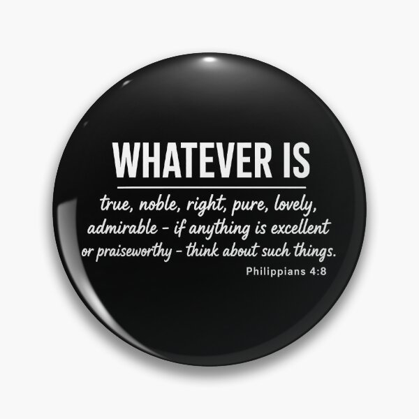 Item preview, Philippians 4:8 Think About Excellent or Praiseworthy Things designed and sold by plushism.