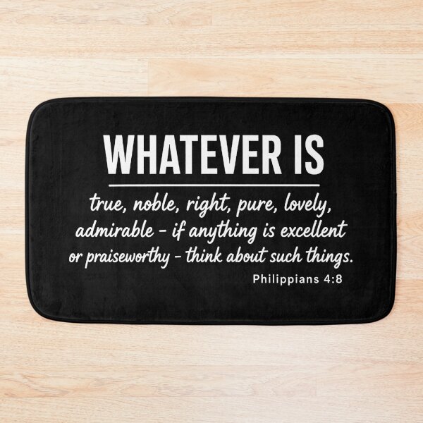 Item preview, Philippians 4:8 Think About Excellent or Praiseworthy Things designed and sold by plushism.
