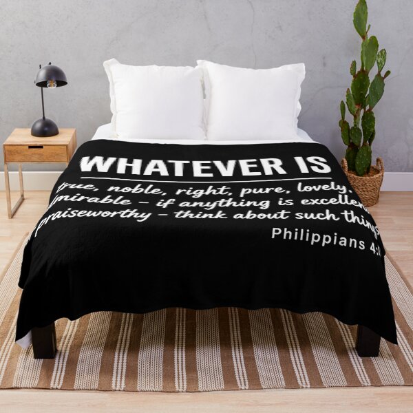 Item preview, Philippians 4:8 Think About Excellent or Praiseworthy Things designed and sold by plushism.