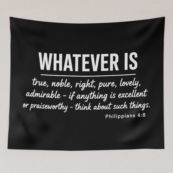 Item preview, Philippians 4:8 Think About Excellent or Praiseworthy Things designed and sold by plushism.