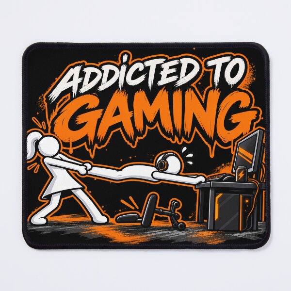 Item preview, Addicted to gaming designed and sold by pms-pete.