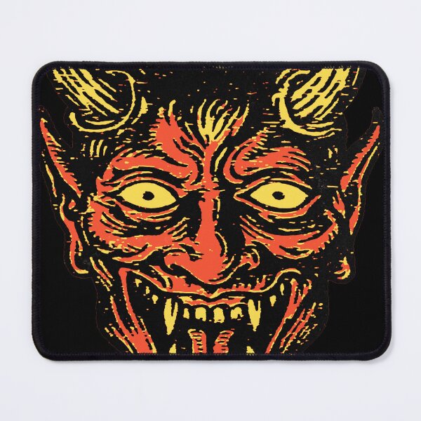 Item preview, Devil Head Traditional Tattoo Flash Graphic designed and sold by trajeado14.