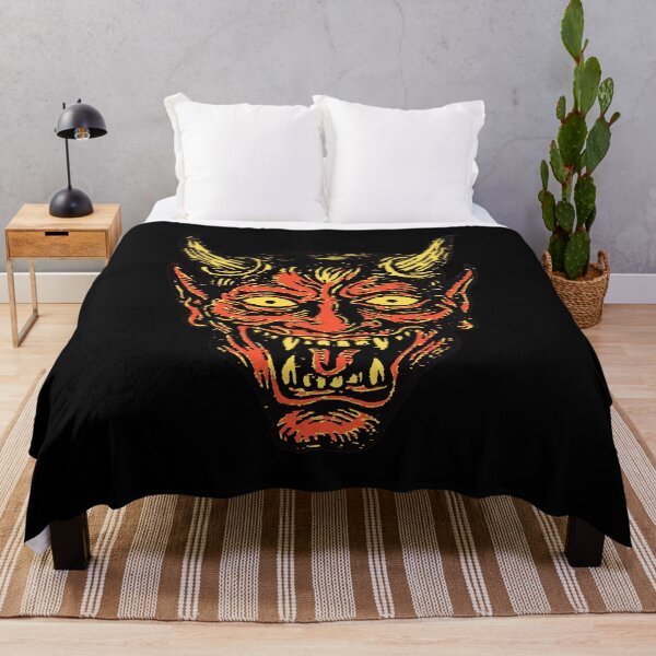 Item preview, Devil Head Traditional Tattoo Flash Graphic designed and sold by trajeado14.