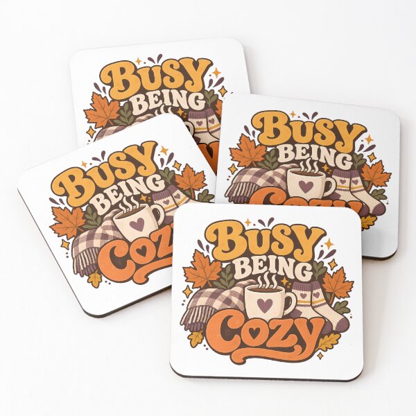 Item preview, Busy Being Cozy Autumn Mood designed and sold by Thai Vibe Studio.