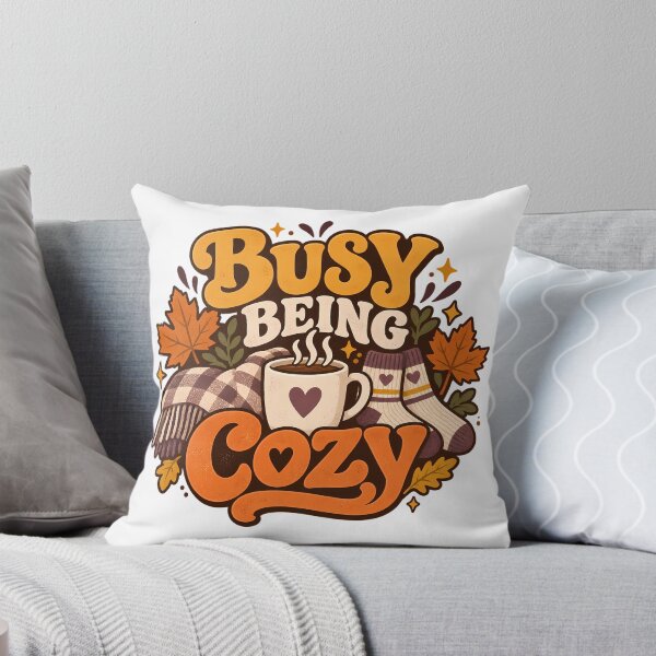 Item preview, Busy Being Cozy Autumn Mood designed and sold by Thai Vibe Studio.