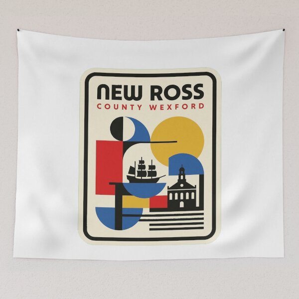 Item preview, Retro New Ross Bauhaus Geometric Skyline designed and sold by k3rstman1.