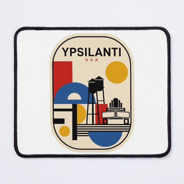 Item preview, Retro Ypsilanti Bauhaus Geometric Skyline designed and sold by k3rstman1.