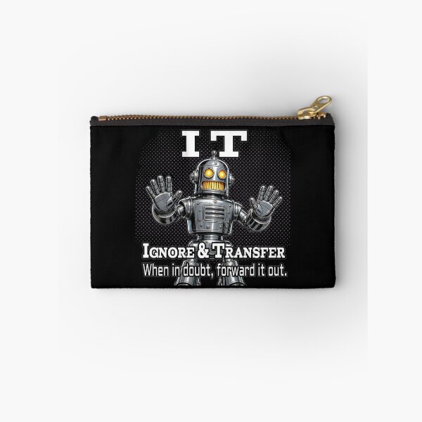 Item preview, Ignore & Transfer — Retro Robot IT Tech Humor designed and sold by A-T-H.