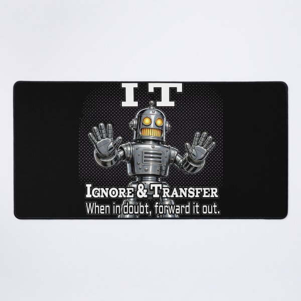 Item preview, Ignore & Transfer — Retro Robot IT Tech Humor designed and sold by A-T-H.