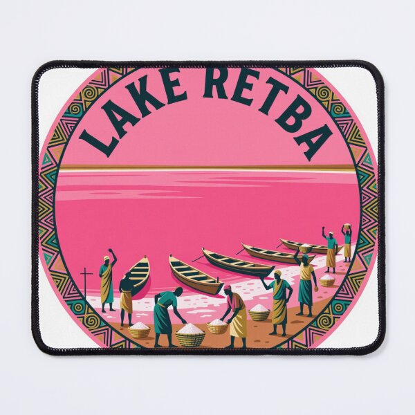 Item preview, Lake Retba Pink Senegal Sticker designed and sold by Imaginarium of Chaos falcon88 .