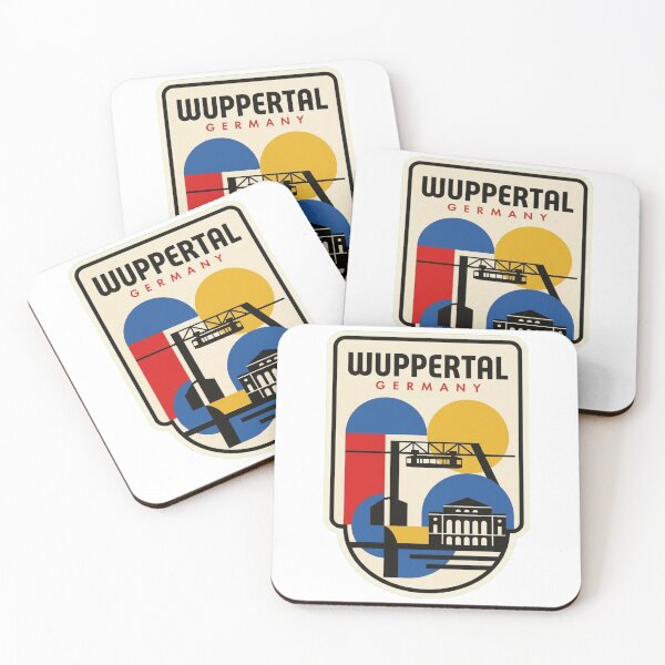 Item preview, Retro Wuppertal Bauhaus Geometric Skyline designed and sold by k3rstman1.
