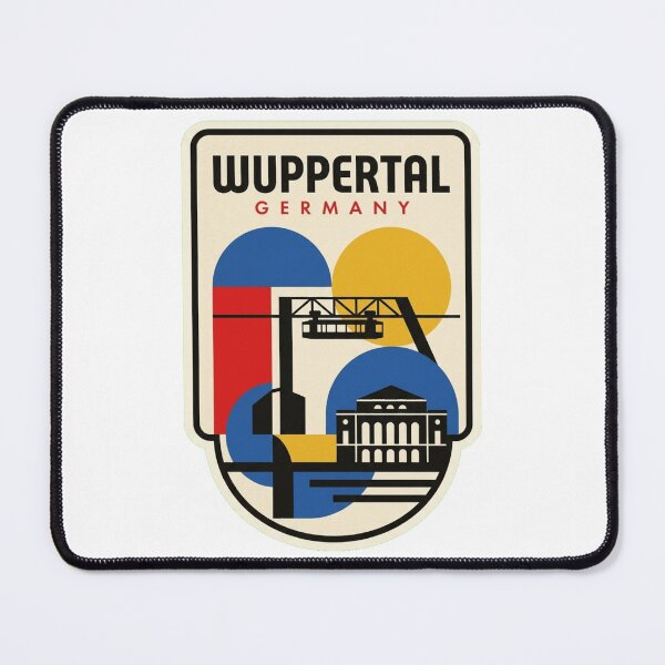 Item preview, Retro Wuppertal Bauhaus Geometric Skyline designed and sold by k3rstman1.