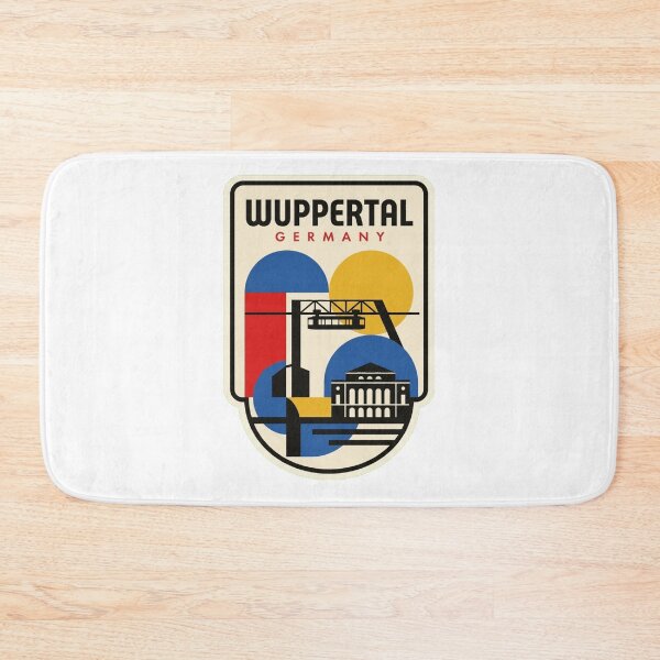 Item preview, Retro Wuppertal Bauhaus Geometric Skyline designed and sold by k3rstman1.