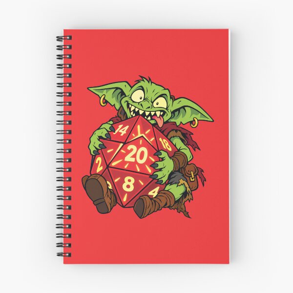 Item preview, Critical Hit Manic Goblin D20 Dice Tabletop RPG designed and sold by KAYJAY DESIGNS.