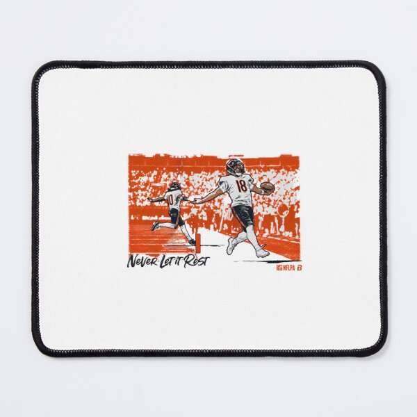 Item preview, Never Let It Rest Shirt Caleb Williams Luther Burden III Chicago Bears designed and sold by DorkStarMedia.