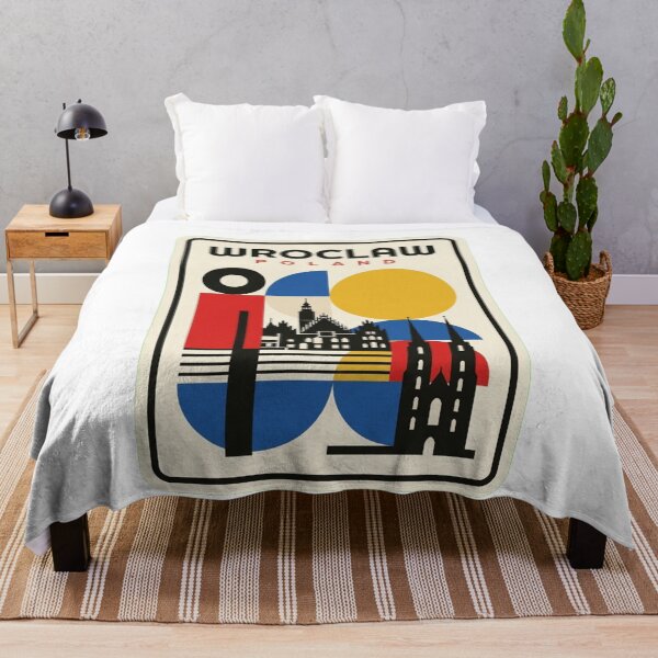 Item preview, Retro Wroclaw Bauhaus Geometric Skyline designed and sold by k3rstman1.