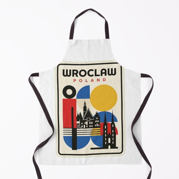 Item preview, Retro Wroclaw Bauhaus Geometric Skyline designed and sold by k3rstman1.
