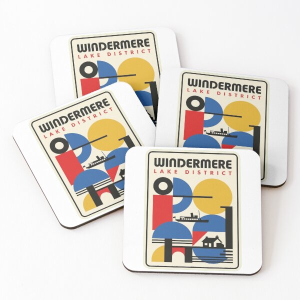 Item preview, Retro Windermere Bauhaus Geometric Skyline designed and sold by k3rstman1.