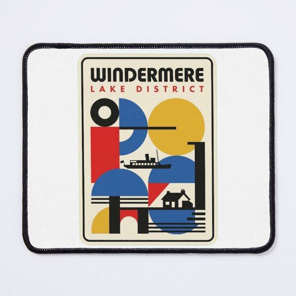 Item preview, Retro Windermere Bauhaus Geometric Skyline designed and sold by k3rstman1.