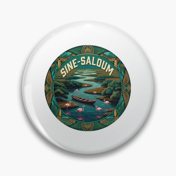 Item preview, Sine Saloum Delta Sticker designed and sold by Imaginarium of Chaos falcon88 .