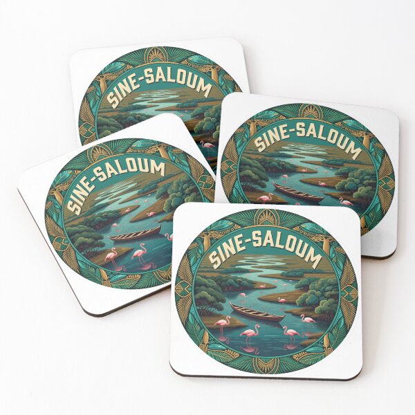 Item preview, Sine Saloum Delta Sticker designed and sold by Imaginarium of Chaos falcon88 .
