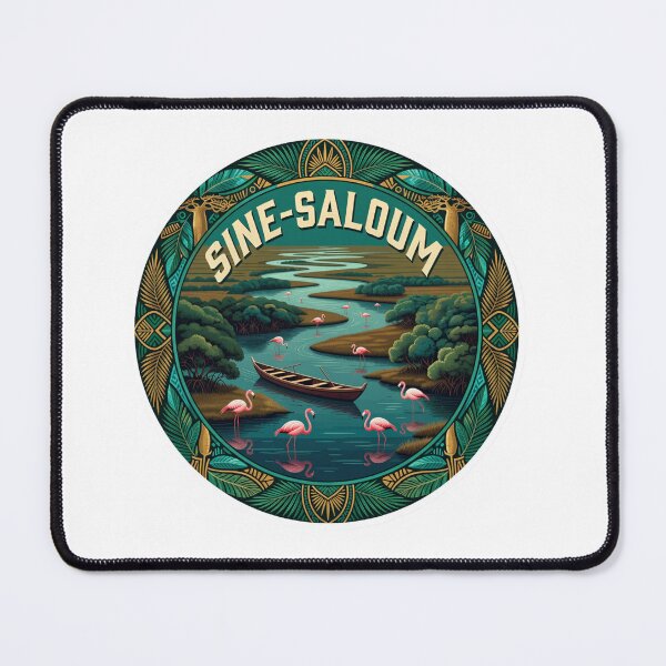 Item preview, Sine Saloum Delta Sticker designed and sold by Imaginarium of Chaos falcon88 .