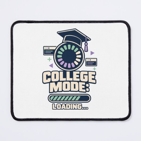 Item preview, College Mode Loading – Retro Tech College Humor designed and sold by Print-Mingle01.
